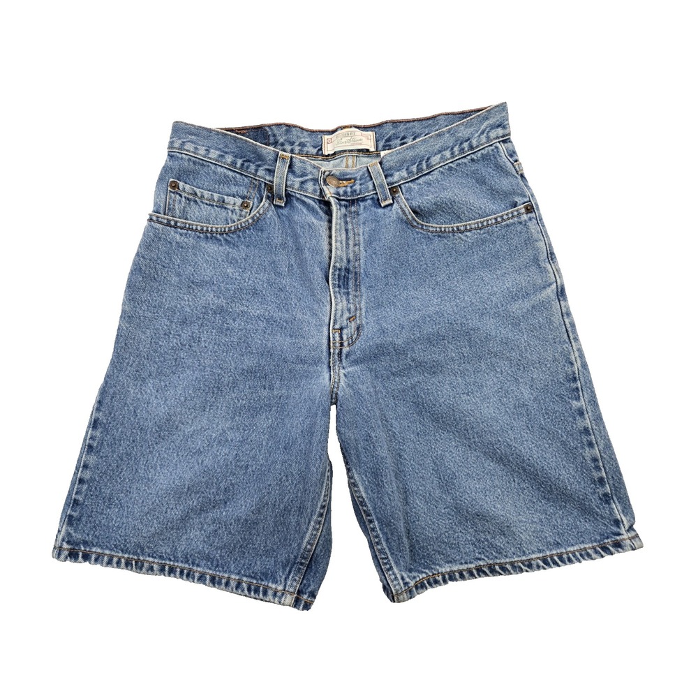 Levi Strauss Relaxed Fit Blue Jean Shorts Mens Size 32 Denim Jorts Country Y2K